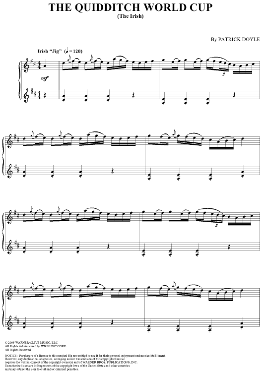 The Quidditch World Cup (The Irish)