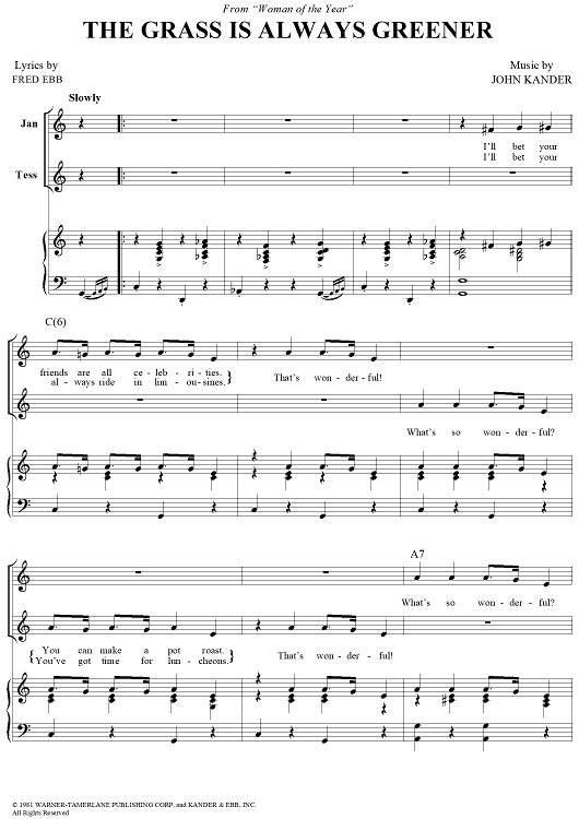 The Grass is Always Greener