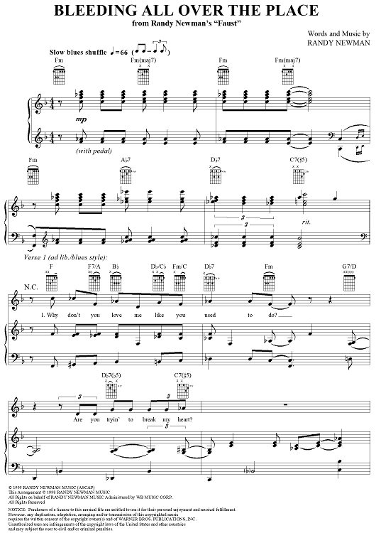 Bleeding All Over the Place