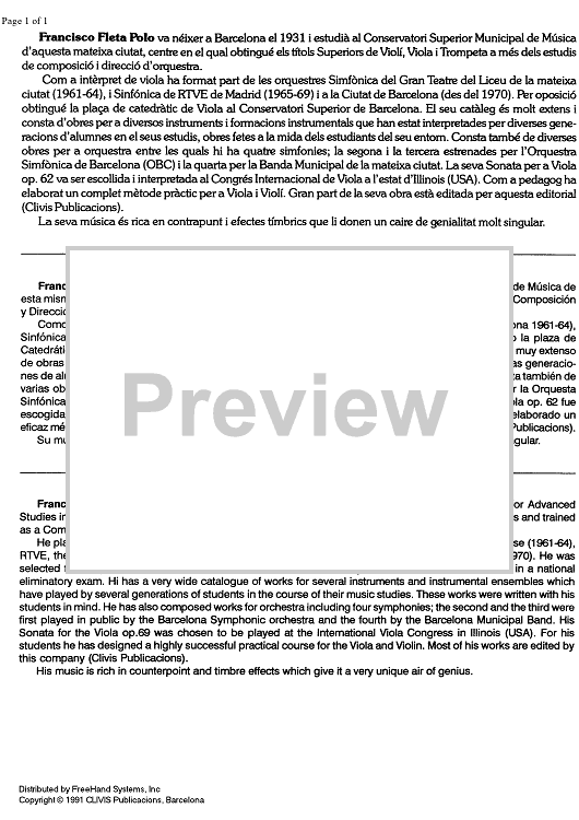 Impromptu No.25 Op.84 - Preface
