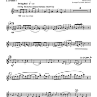 Swingin' in the Halls of the Mountain King - Clarinet 1