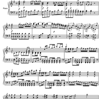 Concerto No. 3 G Major, KV216 - Piano Score