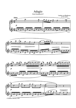 Adagio Sonatina In C