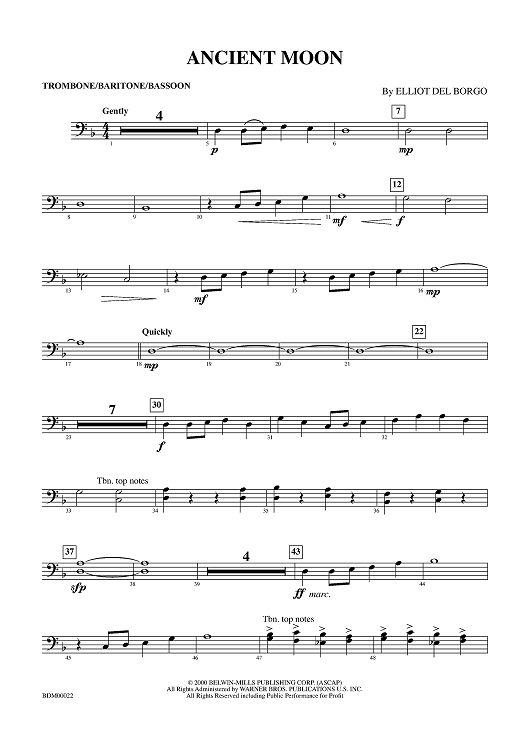 Ancient Moon - Trombone/Baritone/Bassoon