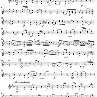 Duo No. 3 in E-flat Major - Violin