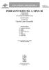 Peer Gynt Suite No. 1, Op. 46 - Score