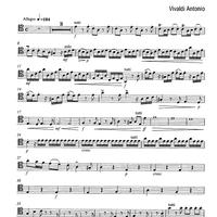Allegro (from Concerto in B minor) - Trombone 3