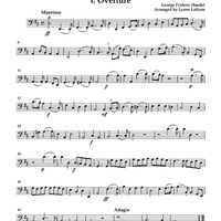 Royal Fireworks Music - Cello