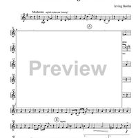 Music for Four, Collection No. 2 - Early Pop Favorites - Part 3 Clarinet in Bb