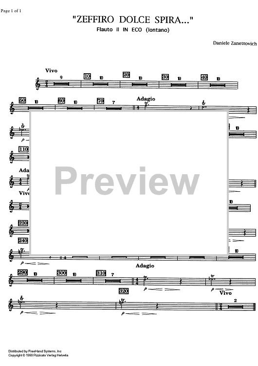 Zeffiro Dolce Spire [set of parts]