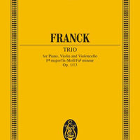 Piano Trio F# minor in F sharp minor - Full Score