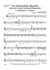 Six Intermediate String Quartets - Violin 3 (for Viola)