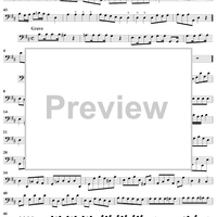 Quartet in D major - Cello/Bassoon 1