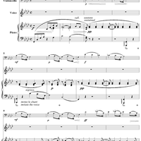Elégie: "O doux printemps d'autrefois", No. 1 from "Mélodies", Vol. I - Score