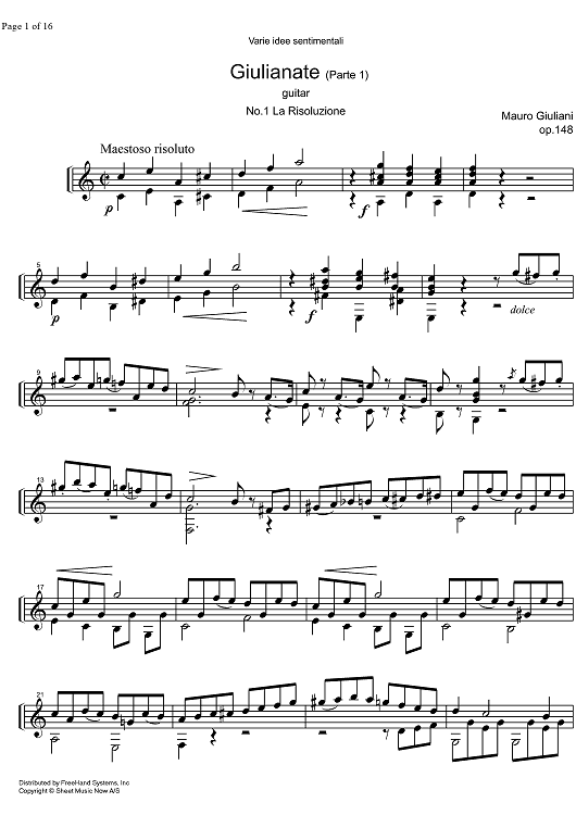 Giulianate Op.148 No. 1