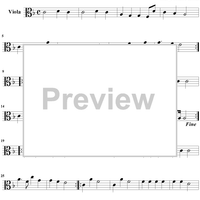 Water Music Suite No. 1 in F Major, No. 6: Air - Viola