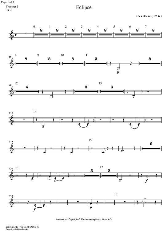 Eclipse - Trumpet in C 2