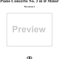 Piano Concerto No. 3 in D Minor, Op. 30, Movement 2