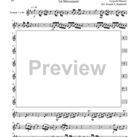 Sinfonia Pastorale - Trumpet 1 in B-flat