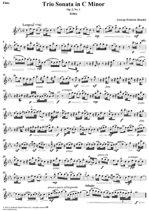 Trio Sonata in C Minor - Flute