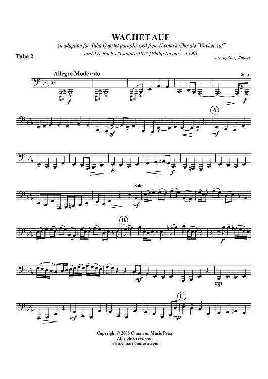 Wachet Auf - Tuba 2
