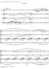 String Quartet No. 1, Movement 3 - Score