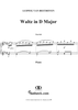 Waltz in D Major, WoO 85