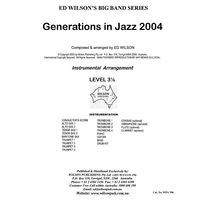 Generations in Jazz 2004 - Conductor's Notes