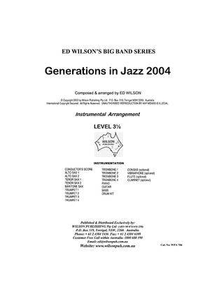 Generations in Jazz 2004 - Conductor's Notes