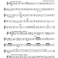 Four Old World Carols - Trumpet 1