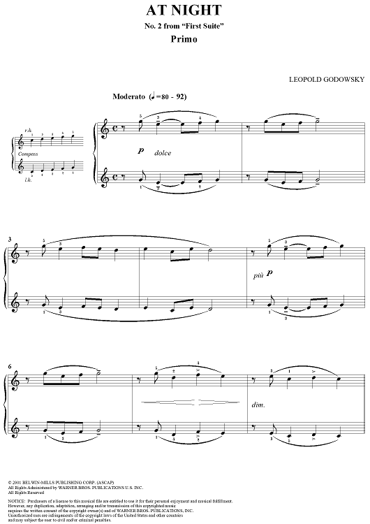First Suite, No. 2: At Night