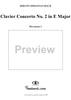 Clavier Concerto No. 2 in E Major, Movement 3 - Score