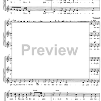 Tre Madrigali - Score