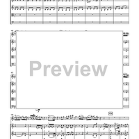 Concerto for Oboe in C Major, K. 314 for Oboe and String Quartet - Score