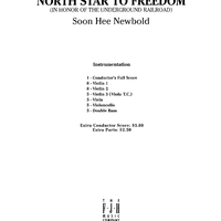 North Star To Freedom (In Honor of the Underground Railroad) - Score Cover