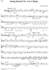 String Quartet No. 1 - Cello