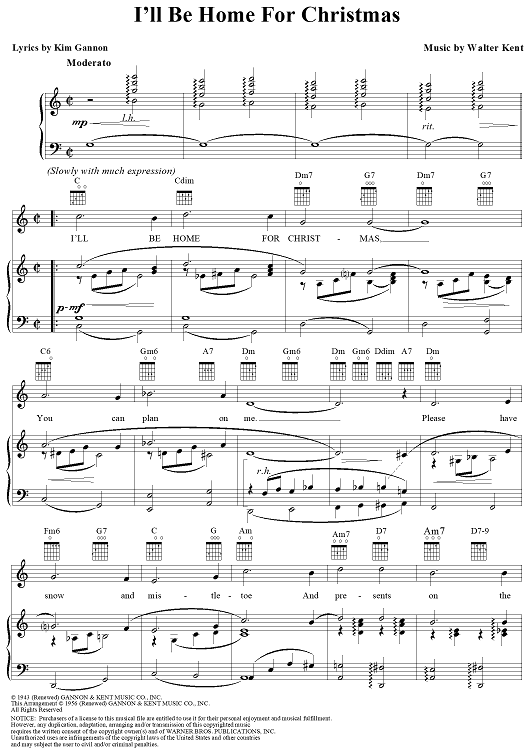 I'll Be Home For Christmas