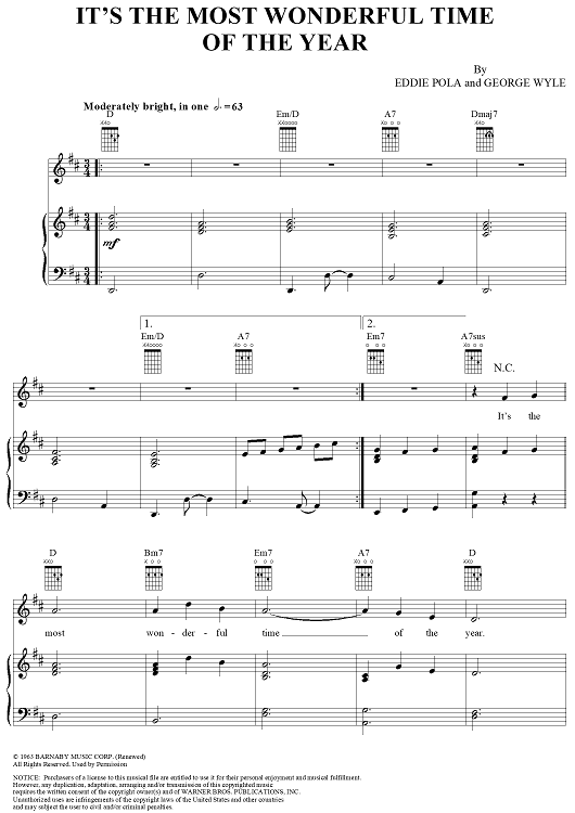 It's the Most Wonderful Time of the Year