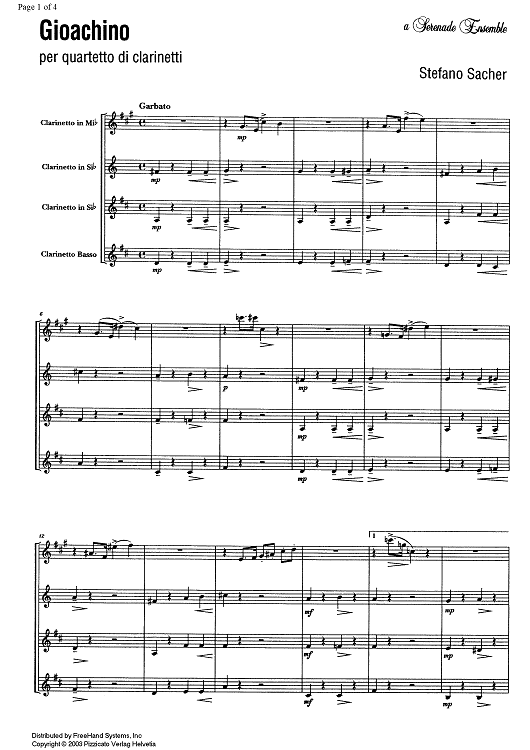 Gioachino - Score