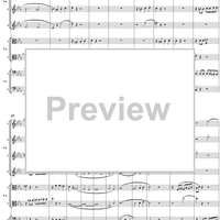 String Octet, Op. 20, Movement 4 - Score