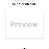 Mass in C Minor, Op. 147: No. 4, Offertorium