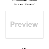 Winterreise (Song Cycle), Op.89, No. 11 - Frühlingstraum, D911 - No. 11 from "Winterreise"  Op.89