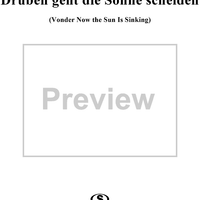 Yonder Now the Sun Is Sinking (Drüben geht die Sonne scheiden)