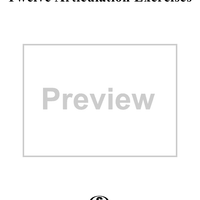 Twelve Articulation Exercises