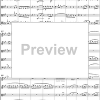 String Quintet No. 1 in A Major, Op. 18 - Score