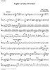 Light Cavalry Overture - String Bass
