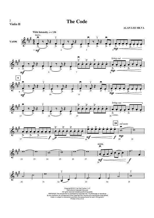 The Code - Violin 2