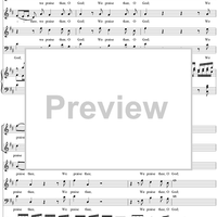 We Praise Thee, O God - No. 1 from Dettingen Te Deum - HWV283