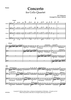 Concerto for Cello Quartet - Score