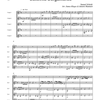 Canzona Bergamasca - Score